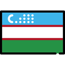 flag, Country, Nation, flags, world, Uzbekistán SeaGreen icon