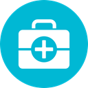 medical, hospital, first aid kit, doctor, Healthcare And Medical, Health Care DarkTurquoise icon