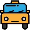 transportation, Car, vehicle, transport, taxi, Automobile, Cab SandyBrown icon