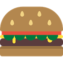 Fast food, Unhealthy, diet, food, hamburguer Peru icon