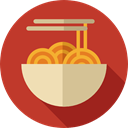 Italian Food, Food And Restaurant, noodles, Pasta, food, Spaguetti Firebrick icon