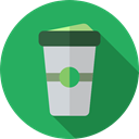 Paper Cup, Take Away, Food And Restaurant, Coffee, coffee cup, hot drink, food, Coffee Shop MediumSeaGreen icon