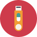 health, medical, Pregnant Test, Check, pregnant IndianRed icon