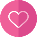 Heart, hospital, medical, heal, Health Care, health PaleVioletRed icon