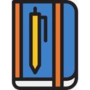 Sketch, Drawing, Notebook, sketchbook, Tools And Utensils SteelBlue icon