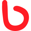 social network, social media, Logos, Logo, logotype, Bebo Crimson icon