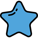 shapes, rate, Favorite, Favourite, Seo And Web, star, interface, signs CornflowerBlue icon