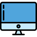 Seo And Web, screen, mac, technology, television, Computer CornflowerBlue icon
