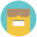 envelope, package, Folder, mail, File, office SandyBrown icon