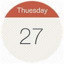 Calendar, thuesday, Month, date, Schedule, day, event Linen icon