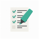 test, Form, document, report, Checklist, Highlighter, list DimGray icon