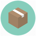Delivery, package, shopping, product, Box, gift, office MediumAquamarine icon