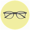 glass, Glasses, read, Accessory, reading, ray ban, hipster PaleGoldenrod icon