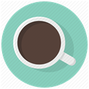 drink, cup, Coffe, Pause, beverage, Coffee, coffee break MediumAquamarine icon