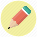 pencil, editor, Edit, write, graphic, Drawing, Draw PaleGoldenrod icon
