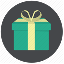 gift box, present, surprise, giftbox, shopping, gift, Shop DarkSlateGray icon