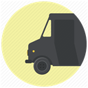 shipment, Shipping, transportation, truck, Delivery, Courier, logistics PaleGoldenrod icon