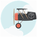airplane, send package, delivery service, Plane, Courier, deliver, Shipping Lavender icon