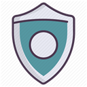 Firewall, safety, shield, protect, security, secure, Protection DimGray icon