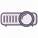 Projector, projector device, video, Projection, projection device DimGray icon