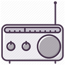 sound, radio, music, Device, equipment, Appliances, electronics DarkSlateGray icon