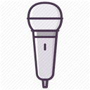 music, Microphone, Device, Audio, sound, record, mic DimGray icon