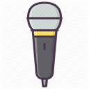 mic, record, Audio, Device, music, sound, Microphone DimGray icon