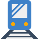 transport, train, Railway, Subway, travel, public SteelBlue icon