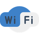 technology, wireless, signs, Computer, travel, Wifi, Multimedia, Connection, internet SteelBlue icon
