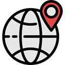 Map Point, Geolocalization, Maps And Flags, placeholder, map pointer, pin, Gps, position, travel, Map Location Gainsboro icon