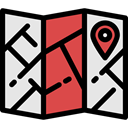 Orientation, position, Geography, Map, Maps And Flags, interface, location, travel Gainsboro icon