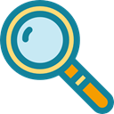 Loupe, magnifying glass, detective, search, zoom, Tools And Utensils, Business And Finance DarkCyan icon