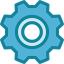 Tools And Utensils, Business And Finance, cogwheel, Gear, configuration, settings MediumTurquoise icon