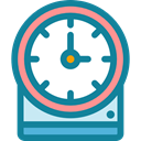 time, tool, Tools And Utensils, Clock, watch, Time And Date DarkCyan icon