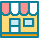commerce, Shop, food, Business, store, Business And Finance DarkCyan icon