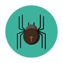 spider LightSeaGreen icon