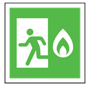 fire, emergency, Code, sign, Exit, sos, Flame LimeGreen icon