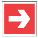 Arrow, Direction, emergency, sign, red, Code, sos Tomato icon