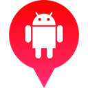Android, media, Logo, Social Crimson icon