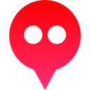Social, flickr, media, Logo Crimson icon