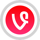 Logo, Social, Vine, media LightGray icon