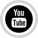 media, tube, you, Social, Logo LightGray icon