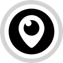 Social, media, Periscope, Logo LightGray icon