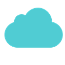 Cloud, sky, internet, shape, Brand, storage MediumTurquoise icon