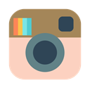 photo, Camera, Instagram, media, Social PeachPuff icon