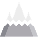 mountains, Altitude, landscape, travel, nature, Snow DarkGray icon