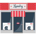 Clean, wash, Machines, Clothes, buildings, cleaning, Laundry, Building DarkSlateGray icon