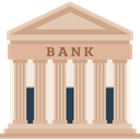 Business, Money, Bank, savings, banking, Finance, Building, buildings Tan icon