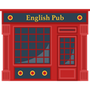 Alcohol, Alcoholic, pub, food, beer, Pint, Jar, Bar, buildings, English DarkSlateGray icon
