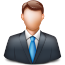 Man, person, Businessman, Client, manager DarkSlateGray icon